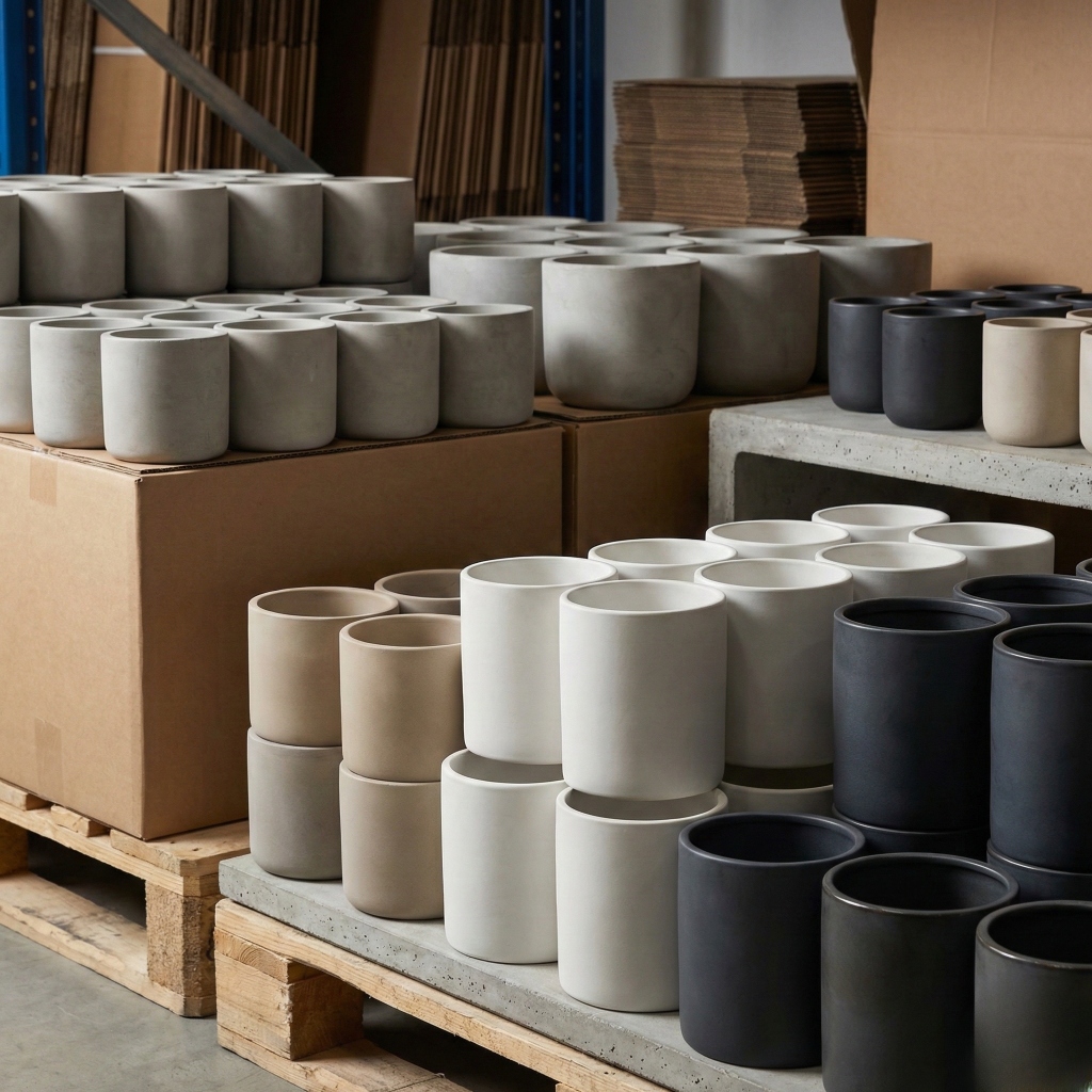 Ceramic and Concrete Vessels